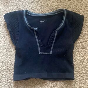 Urban Outfitters Black Go for Gold Top